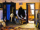 Joseph Kleitsch Studio Interior painting